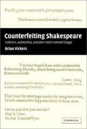 book Counterfeiting Shakespeare: evidence, authorship, and John Ford's Funerall elegye