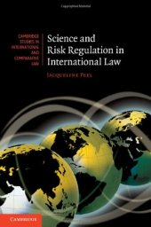 book Science and Risk Regulation in International Law