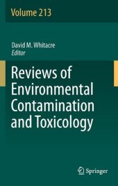 book Reviews of Environmental Contamination and Toxicology Volume 213