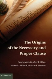 book The Origins of the Necessary and Proper Clause