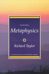 book Metaphysics (4th Edition)