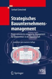 book Strategisches Bauunternehmensmanagement: Prozessorientiertes integriertes Management für Unternehmen in der Bauwirtschaft