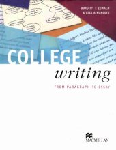 book College writing: from paragraph to essay