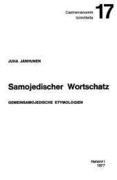 book Samojedischer Wortschatz: Gemeinsamojedische Etymologien