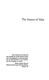 book The sources of value