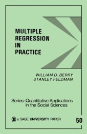 book Multiple regression in practice