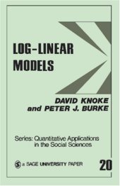 book Log-linear models, Volume 20