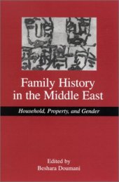 book Family history in the Middle East: household, property, and gender