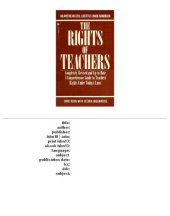 book The rights of teachers: the basic ACLU guide to a teacher's constitutional rights