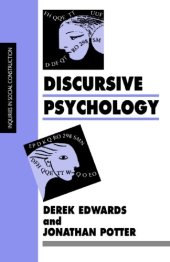 book Discursive psychology