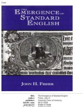 book The emergence of standard English