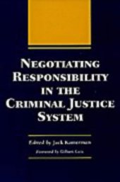 book Negotiating responsibility in the criminal justice system