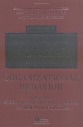 book The Blackwell Encyclopedia of Management, Organizational Behavior (Blackwell Encyclopaedia of Management) (Volume 11)