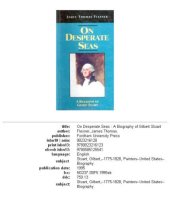 book On desperate seas: a biography of Gilbert Stuart