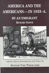 book America and the Americans in 1833-4, by an emigrant