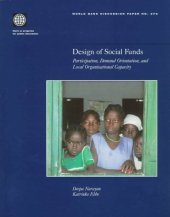 book Design of social funds: participation, demand orientation, and local organizational capacity, Parts 63-375