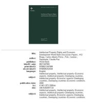 book Intellectual property rights and economic development, Parts 63-412