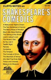 book Cliffsnotes Shakespeare's Comedies