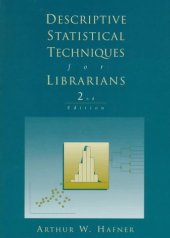 book Descriptive statistical techniques for librarians, Volume 139