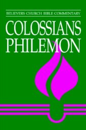 book Colossians, Philemon