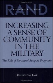 book Increasing a sense of community in the military: the role of personnel support programs