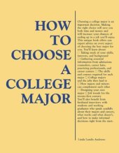 book How to choose a college major