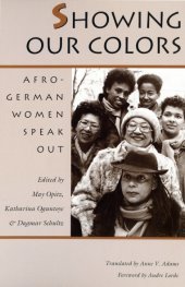 book Showing Our Colors: Afro-German Women Speak Out