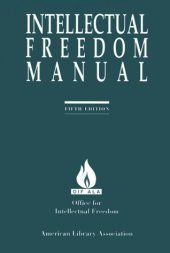 book Intellectual freedom manual