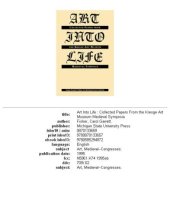 book Art into life: collected papers from the Kresge Art Museum medieval symposia