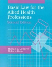 book Basic law for the allied health professions