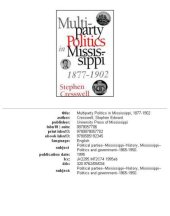 book Multiparty politics in Mississippi, 1877-1902