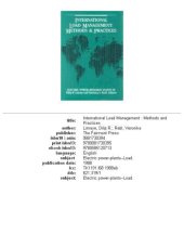 book International load management: methods and practices