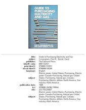 book Guide to purchasing electricity and gas