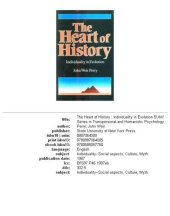 book The heart of history: individuality in evolution