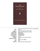 book The History of al-Ṭabarī: An Annotated Translation, Volume 25: The End of Expansion. The Caliphate of Hisham A.D. 724-758; A.H. 105-120