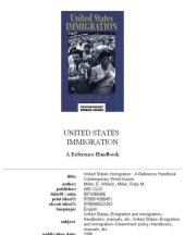 book United States immigration: a reference handbook