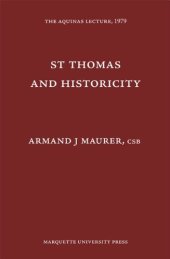 book St. Thomas and historicity