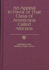 book An appeal in favor of that class of Americans called Africans