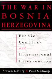 book The war in Bosnia-Herzegovina: ethnic conflict and international intervention