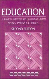 book Education: a guide to reference and information sources