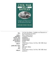 book Civil War sea battles: seafights and shipwrecks in the war between the states