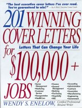 book Two hundred one winning cover letters for $100,000+ jobs