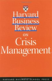 book Harvard business review on crisis management