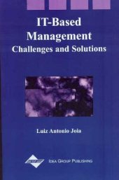 book IT-based management: challenges and solutions