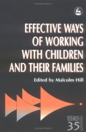 book Effective ways of working with children and their families