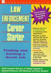 book Law enforcement career starter