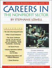 book The Harvard Business School guide to careers in the nonprofit sector