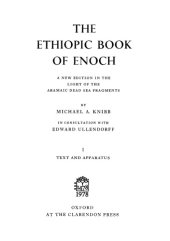 book The Ethiopic Book of Enoch: A new edition in the light of the Aramaic Dead Sea fragments, Volume 1: TEXT & APPARATUS