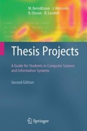 book Thesis Projects: A Guide for Students in Computer Science and Information Systems