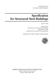 book specification for structural steel buildings 2010